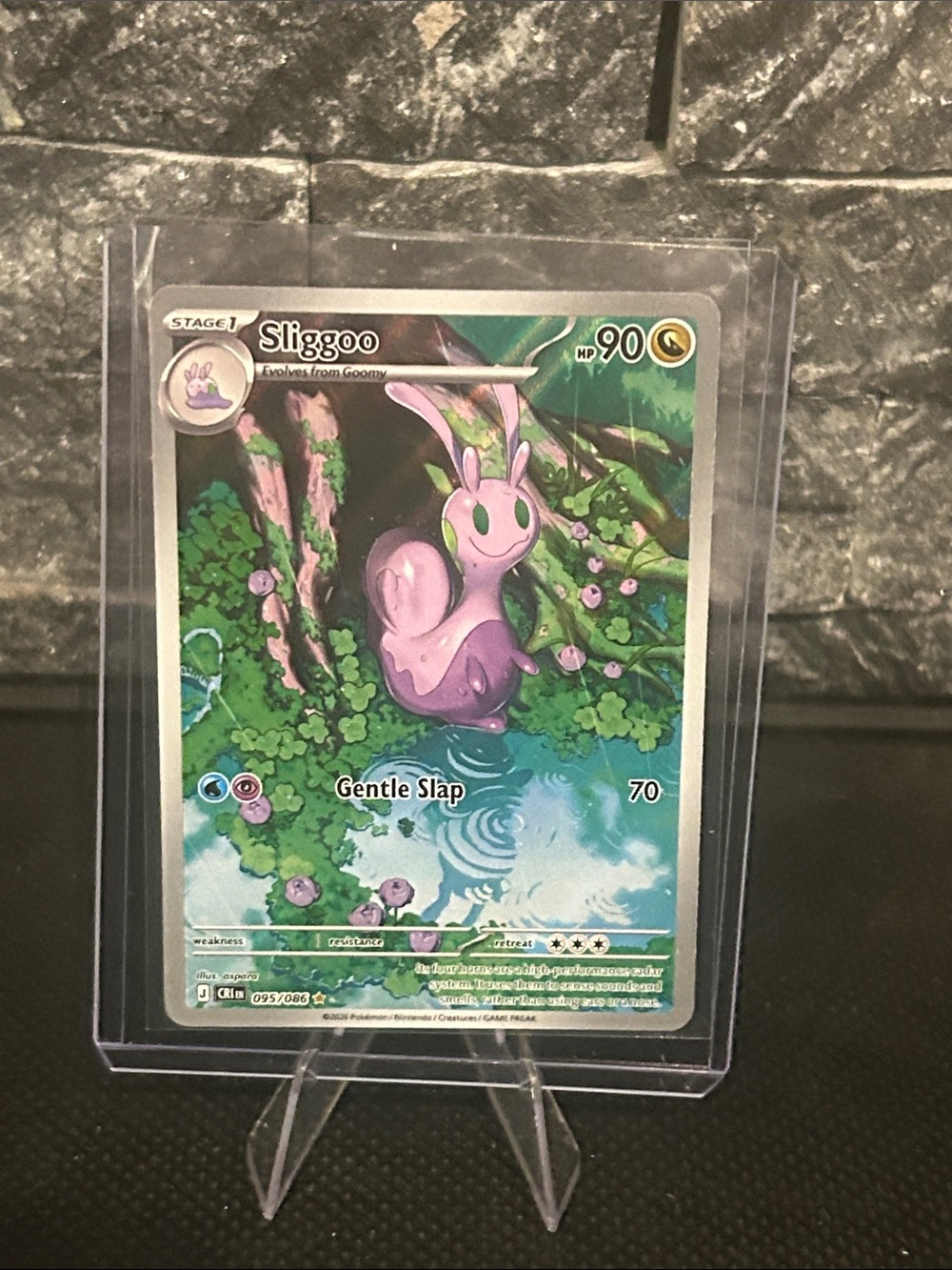 Pokemon Sliggoo 095/086 Illustration Rare Holo from Chaos Rising Set M/NM